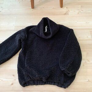 Lululemon Warmth Restore Black Sherpa Pullover Sz. 12